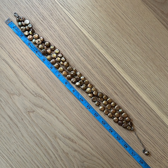 Silpada 925 Bronze Coin Pearl Necklace. - Picture 5 of 5